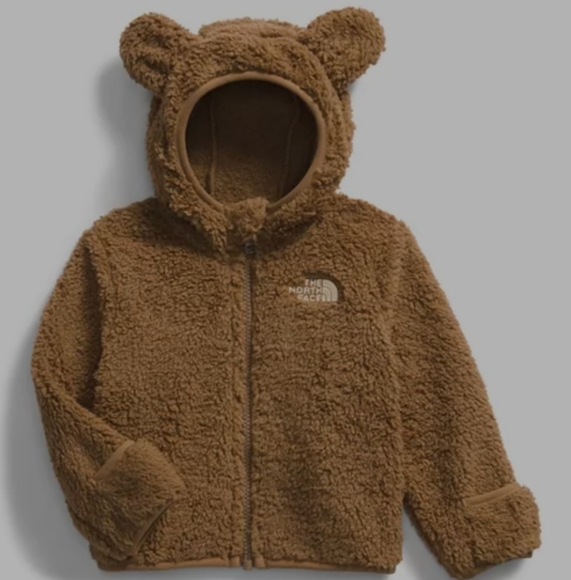 The North Face campfire full zip hoody teddybear jacket - utility brown - Picture 3 of 3